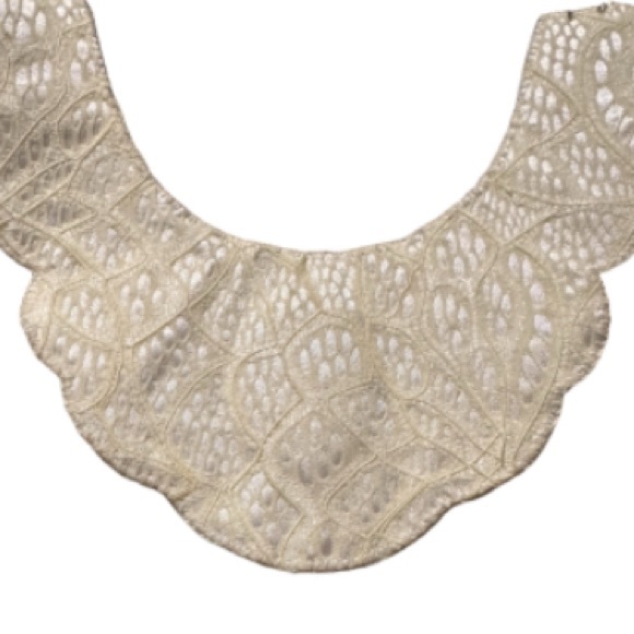 Beaded  Blue Cameo Necklace - Picture 4 of 6